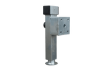 Support de manivelle extensible UNITRAILER D-110.000.049 pour remorque plateau 1300 kg, entraxe 410-645 mm