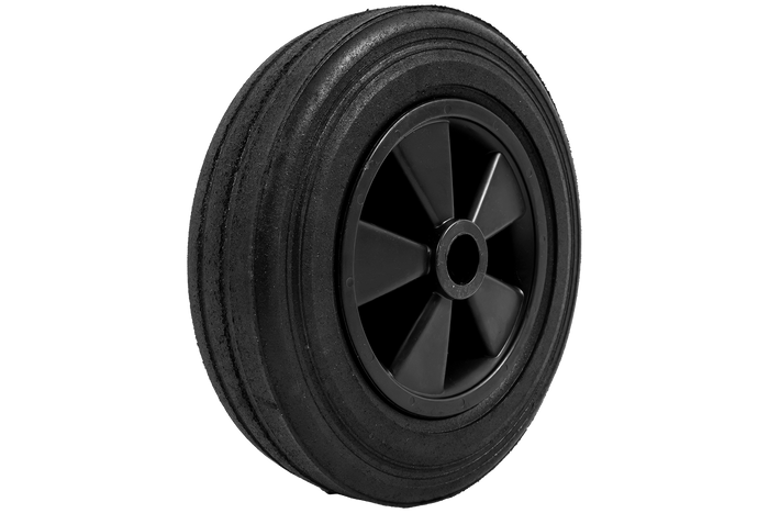 Roue de secours pour WINTERHOFF 294364, roue jockey en caoutchouc plein 200x50 mm