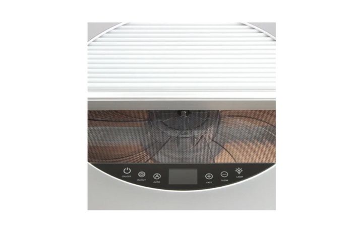 Ventilateur de toit automatique PUNDMANN PLUS pour camping-car avec éclairage et store enrouleur 400×400 mm