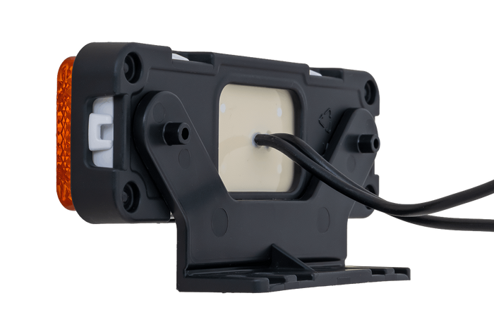 Feu de gabarit, position LED WAŚ W254 2033, orange, universel, avec support