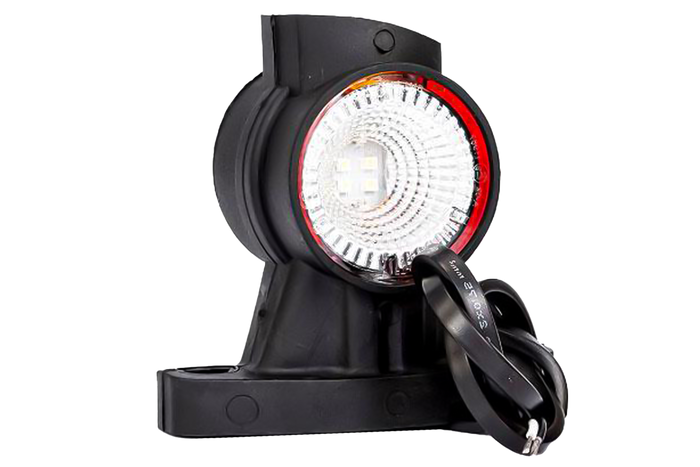 Feu de position droit à LED FRISTOM FT-140A sur bras en caoutchouc