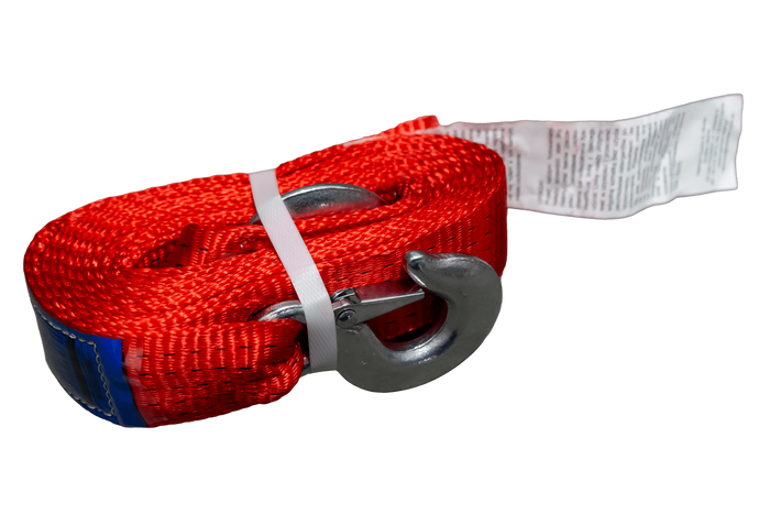 Sangle de remorquage OUTLET avec crochets UNITRAILER 4,5 m/50 mm/5 t orange