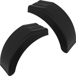 Jeu de deux demi-garde-boue pour remorque DOMAR DR1013004+DR1013005, passage de roue 395/220mm gauche+droite
