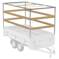 Arceau, cadre H-1400 pour bâche de protection pour remorque UNITRAILER SOLID 300/2