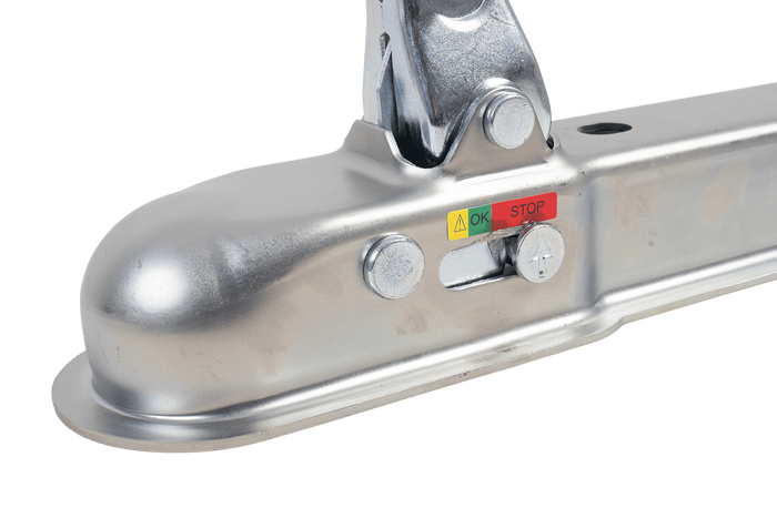 Attelage à boule CHOOYO JD.00.53.008 pour remorque de 800 kg avec barre d'attelage carrée de 40 mm
