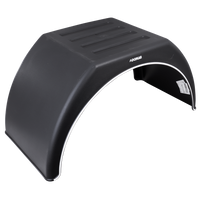 OUTLET Garde-boue double pour remorque 14-16&quot; DOMAR DK3115 passage de roue plat 915/450mm