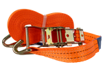 Sangle d'arrimage orange UNITRAILER 12 m/35 mm/2 t avec tendeur