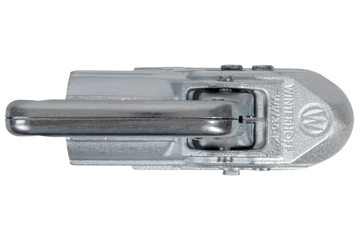Attelage à boule WINTERHOFF WW 30-K+Z pour remorque de 3000 kg avec timon tubulaire de 35 à 51 mm, en fonte