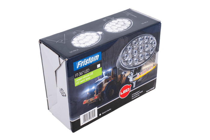 Lampe de travail LED réflecteur FRISTOM FT-366, 15xLED, 6200lm