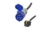 Adaptateur avec prise CEE et prise britannique UK ProPlus 373522DE, câble de 40 cm, 16 A, 230 V 
