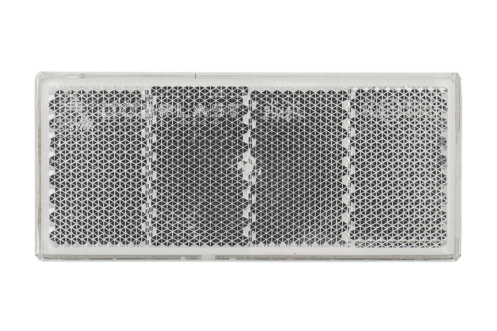 Catadioptre autocollant blanc pour remorques