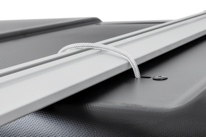 Coffre de toit Inter Pack Stella 480, noir kevlar (flexi fit G2)