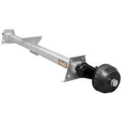 Essieu freiné KNOTT VGB15MV pour remorque/porte-voitures 1550 kg 1616 mm 2110 mm 5x112