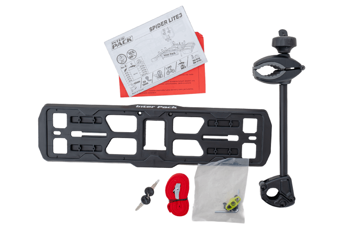 Inter Pack Spider 3 Lite - porte-vélos sur attelage pour 3 vélos