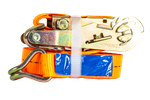 Courroie de transport orange UNITRAIER 2 m/50 mm/5 t avec tendeur