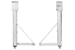 Support d'angle extensible ProPlus 361510V01, côté avant gauche/arrière droit, pour remorque, capacité 600 kg, hauteur 460 mm
