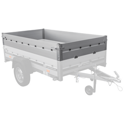 Côtés en aluminium BIS pour la remorque UNITRAILER GARDEN 230 KIPP ALU