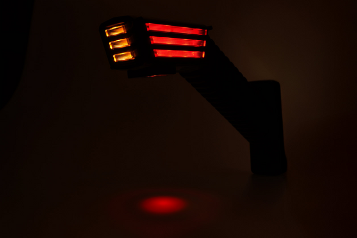 Feu de position LED SPOT WAŚ 2552L W297.5.1, gauche, sur bras long