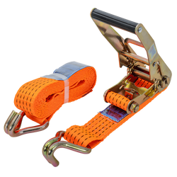 Courroie de transport orange UNITRAIER 4 m/50 mm/5 t avec tendeur