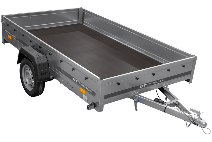 Remorque à un essieu sur ressorts 264x150 UNITRAILER GARDEN 265/R KIPP