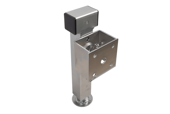 Support de manivelle extensible UNITRAILER JL2 pour remorque plateau 1300 kg 410-645 mm
