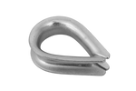 Cosse-coeur pour corde, câbles DROMET KU10, acier 10 mm