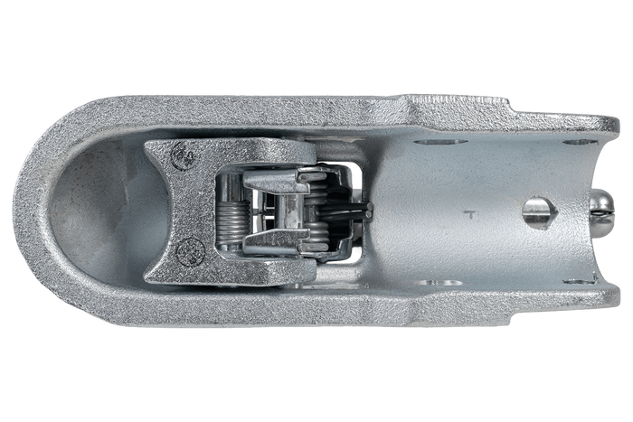 Attelage à boule WINTERHOFF WW 30-K+Z pour remorque de 3000 kg avec timon tubulaire de 35 à 51 mm, en fonte