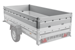 Côtés en aluminium BIS pour les remorques UNITRAILER GARDEN 264 KIPP ALU et 264/2 KIPP ALU