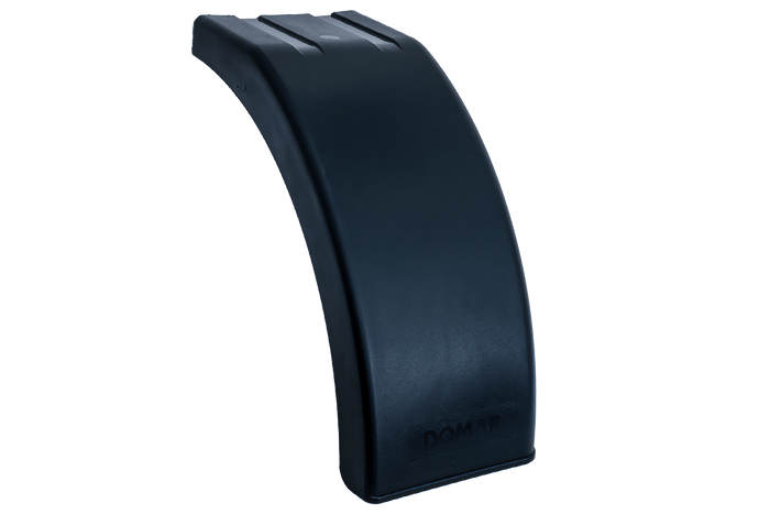 Demi-garde-boue pour remorque DOMAR DR1012201 passage de roue 384/200mm droit