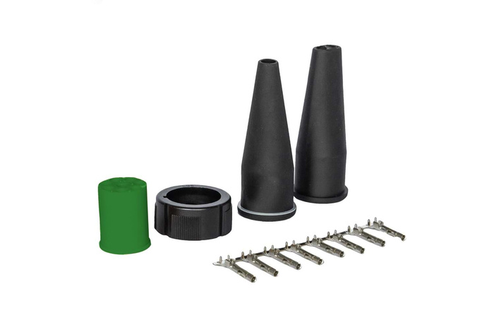 Jeu : 2x connecteur à baïonnette ASPÖCK 8 broches pour feux arrière 