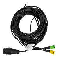 Faisceau électrique MANTES pour remorque de bateau, 9,5 m, prise 13 broches, 2 baïonnettes 5 broches