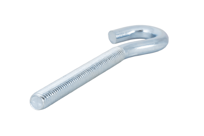 Piton, crochet, gond  DROMET HZ M6x80 avec œillet ouvert (coudé)