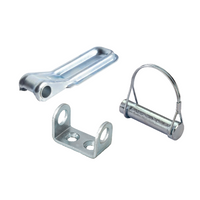 Charnière latérale avec poignée et boulon WINTERHOFF BSCH 10-17-170+BSCHG 10-17-B+BSCHG 10-17-B montage latéral de remorque complet