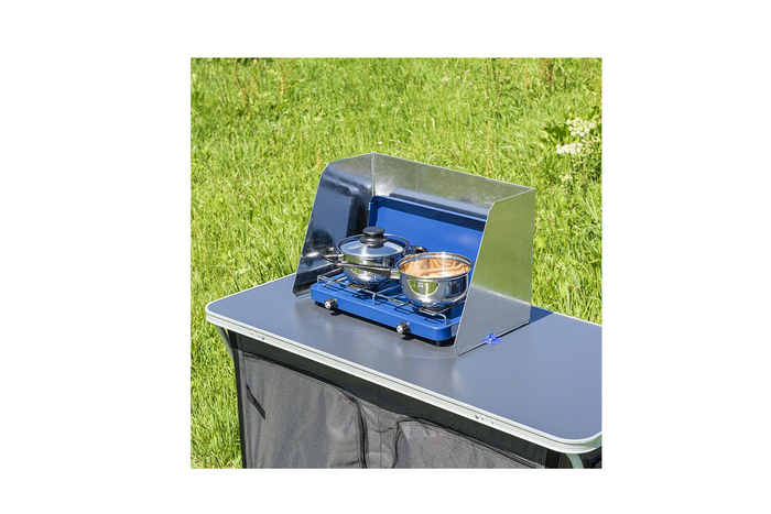 Pare-vent pliable ProPlus 370340V03 pour réchauds de camping, brûleurs 37-70 cm