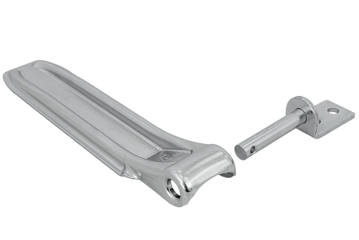 Charnière latérale avec support STEELPRESS ZW-01.270A+UZ-01B montage latéral complet de la remorque