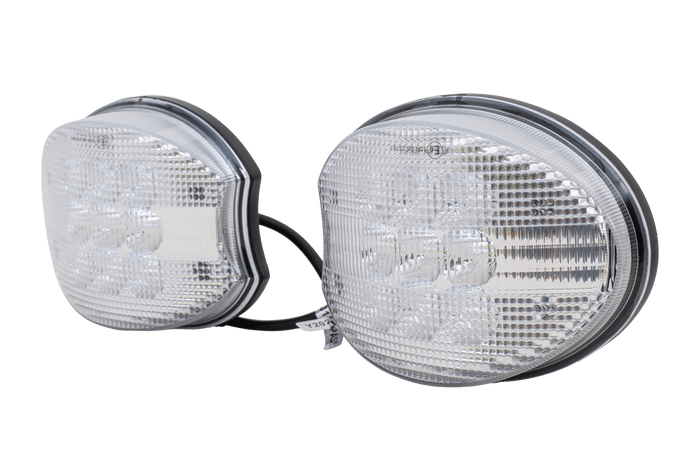 Ensemble réflecteurs, phares de travail LED TT Technology TT.13509, 9xLED 3600lm pour John Deere