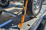 Courroie de transport orange KAMAR 3 m/25 mm/0,8 t avec tendeur