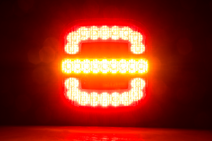 Feu arrière LED HORPOL ROCA LZD2800, 3 fonctions universel