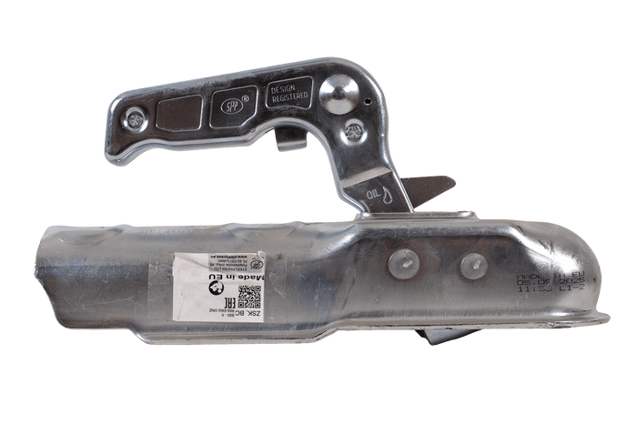 Attelage à boule STEELPRESS ZSK-0750C pour remorque de 750 kg avec timon tubulaire de 50 mm