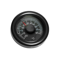 Thermomètre analogique interne LAMPA 72710 auto-adhésif, diamètre 48 mm