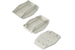Ensemble de quatre supports stabilisateurs de remorque ProPlus 361519 avec ressort 20,5 x 27,5 cm