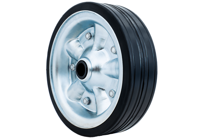 Roue de secours pour la roue jockey KNOTT 405641.001, en caoutchouc plein 200 x 60 mm