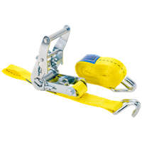 Courroie de transport jaune UNITRAIER 4 m/25 mm/1 t avec tendeur