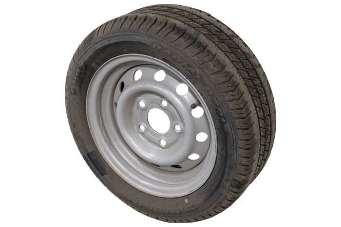 ROUE RENFORCÉE POUR REMORQUE LINGLONG TIRE 195/50 R13C 104/101N JANTE UNITRAILER 5.5Jx13"H2 5x112 ET:30