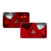 Feux arrière ASPÖCK MULTIPOINT V, 6 fonctions, gauche + droite