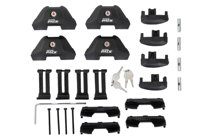 Barres de toit Inter Pack Virgo IR 110 (G2) avec rails intégrés