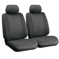 Ensemble de housses de sièges auto LAMPA Glamur anthracite, pour les sièges avant