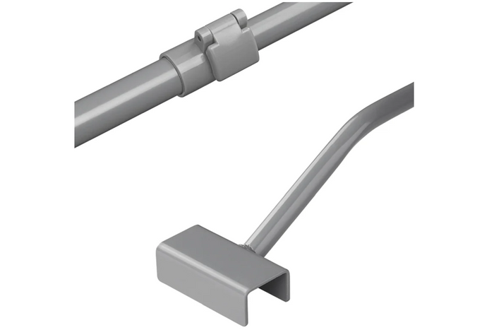 Support de bâche plate pour remorque ProPlus 340918V01 réglable de 152 à 220 cm