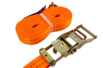 Sangle d'arrimage orange UNITRAILER 10 m/35 mm/2 t avec tendeur