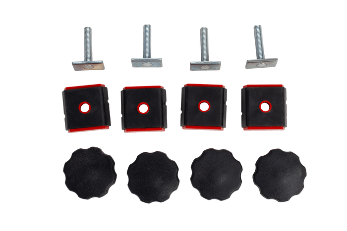 T - profilé en T MF (rainures) - Adaptateur pour barres à rainures en T - Inter Pack Traxer, Carver, Zenith